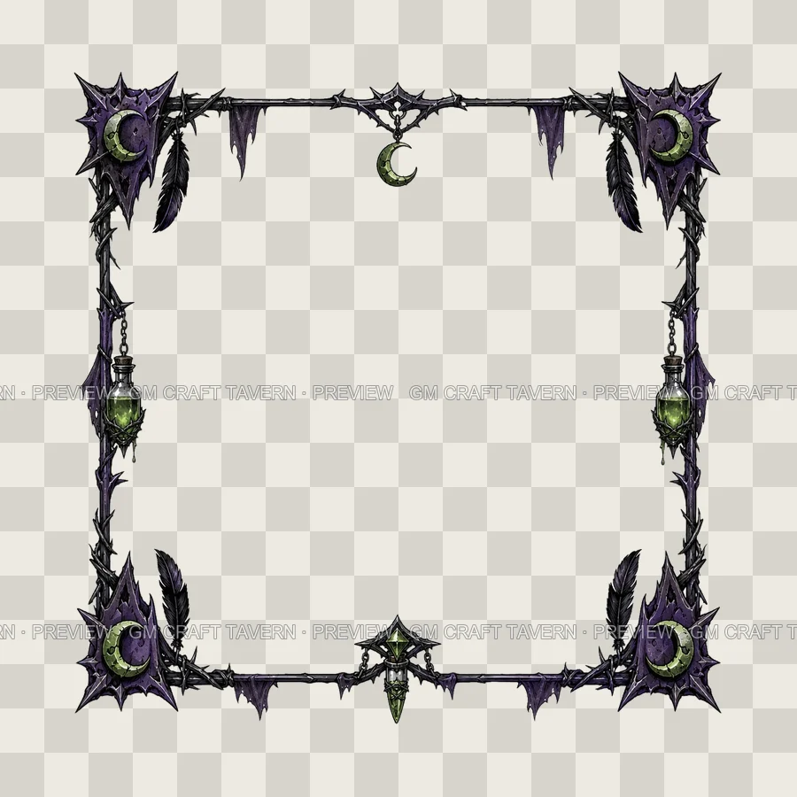 Witch Coven Leader Borders product preview 8