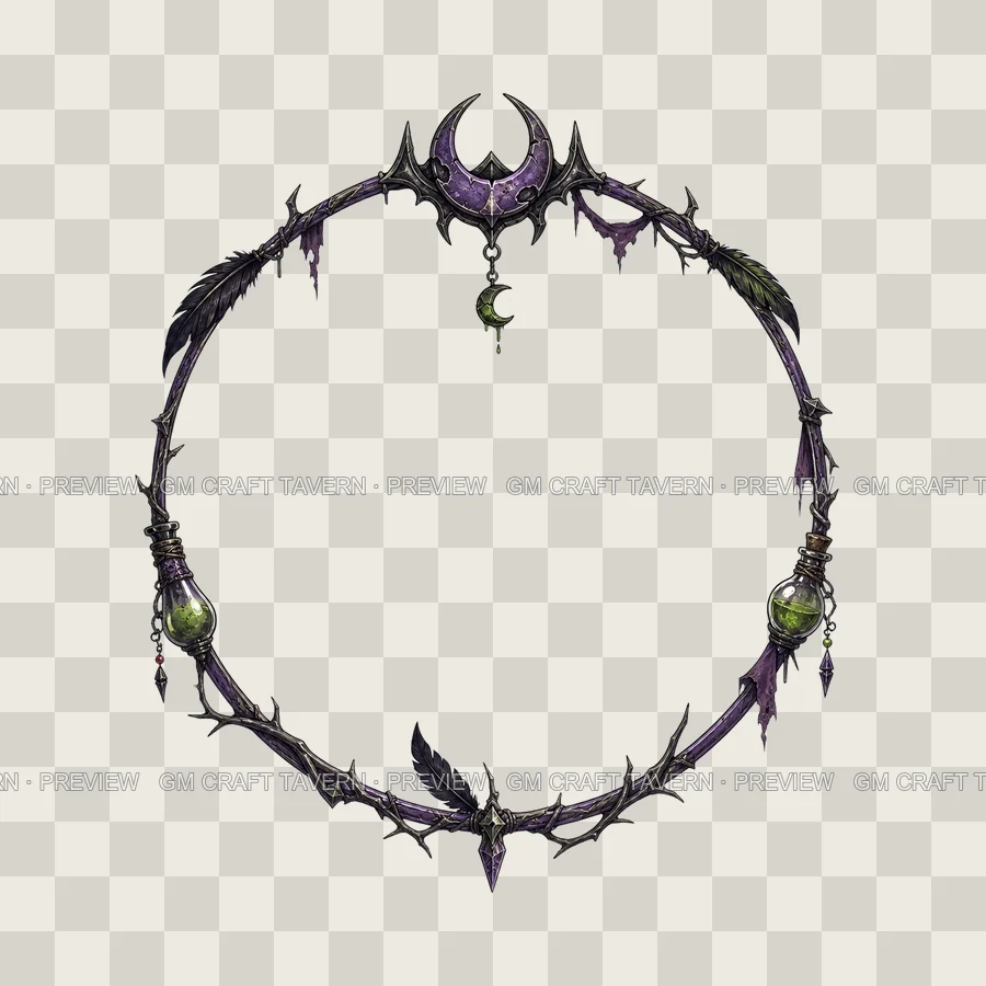 Witch Coven Leader Borders product preview 10