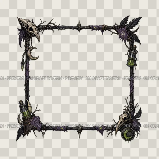 Border 12 top-down token preview