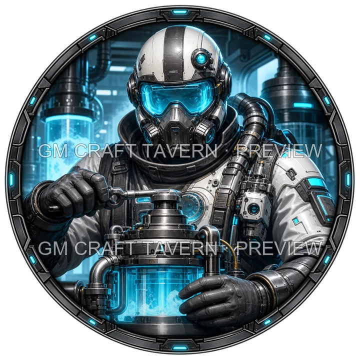 Aperçu du produit Ouvriers de l’ingénierie et de l’industrie de science-fiction 7