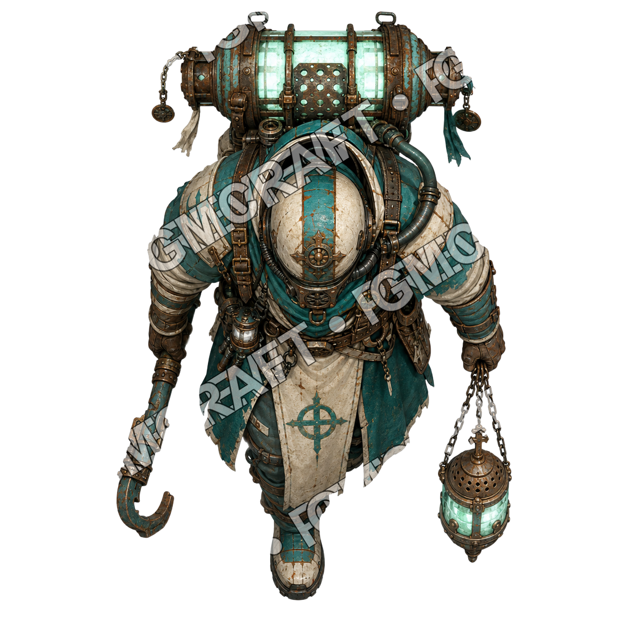 Aperçu du token vu du dessus : récupérateur de Glow Censer