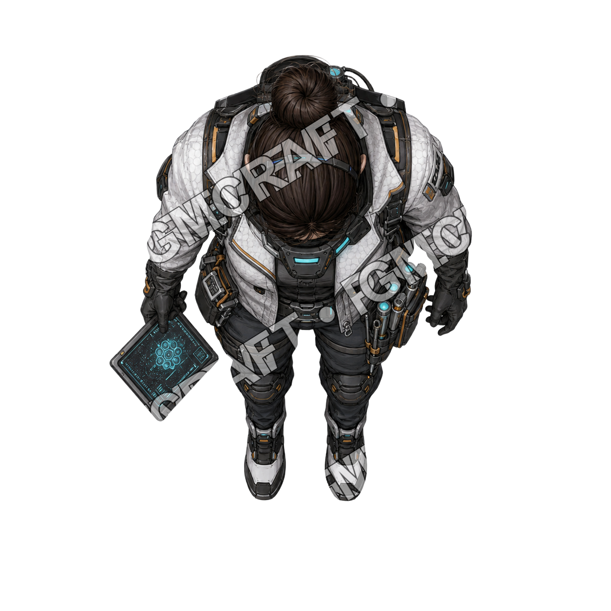 Nanotech Engineer top-down token preview
