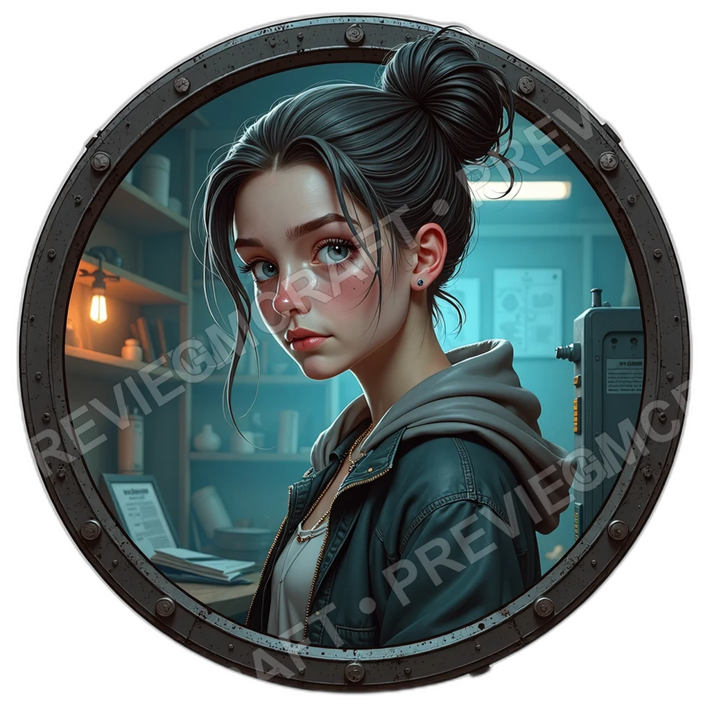 Lathe Mistress Female Precision Torque Wristband Blueprint Scars Grease Marked Palms Mechanics Engineers, , Age,1.8,, ,Overweight Build,1.8,, 0001 top-down token preview