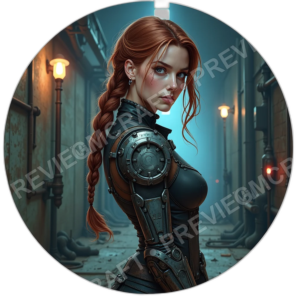Lathe Mistress, Female, Orbital Torque Gauntlet, Schematic Scar Sleeve, Magnetized Spanner Braid, Mechanics Engineers, ,Young Adult Age,1.8,, ,Athleti 0001 top-down token preview