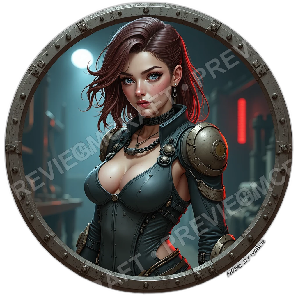 Orbital Torque Machinist, Female, Lathe Gauntlet Wrist, Labeled Spare Beads, Oil Schematic Sleeve, Mechanics Engineers, ,Adult,1.8,, ,Heavyset Build,1 0001 top-down token preview