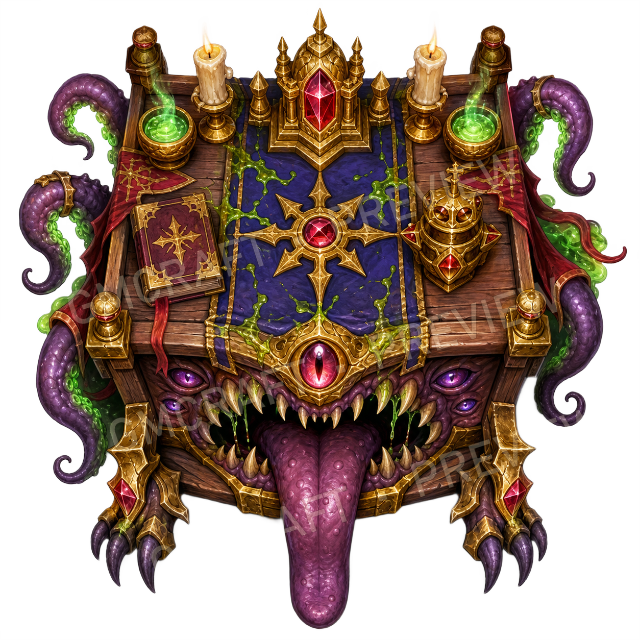 Altar Mimic top-down token preview