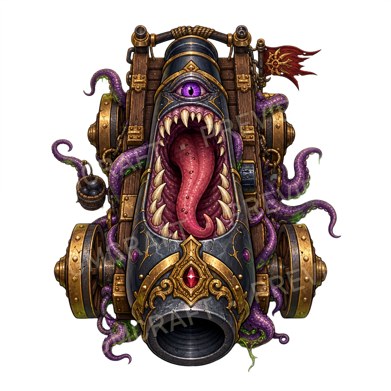 Cannon Mimic top-down token preview