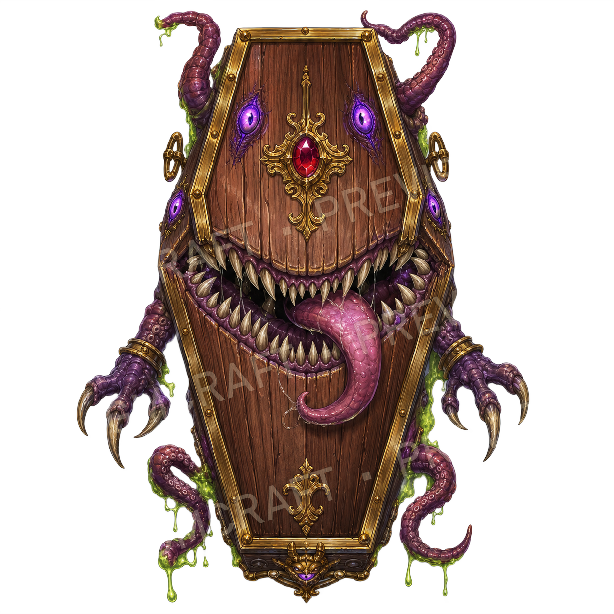 Coffin Mimic top-down token preview