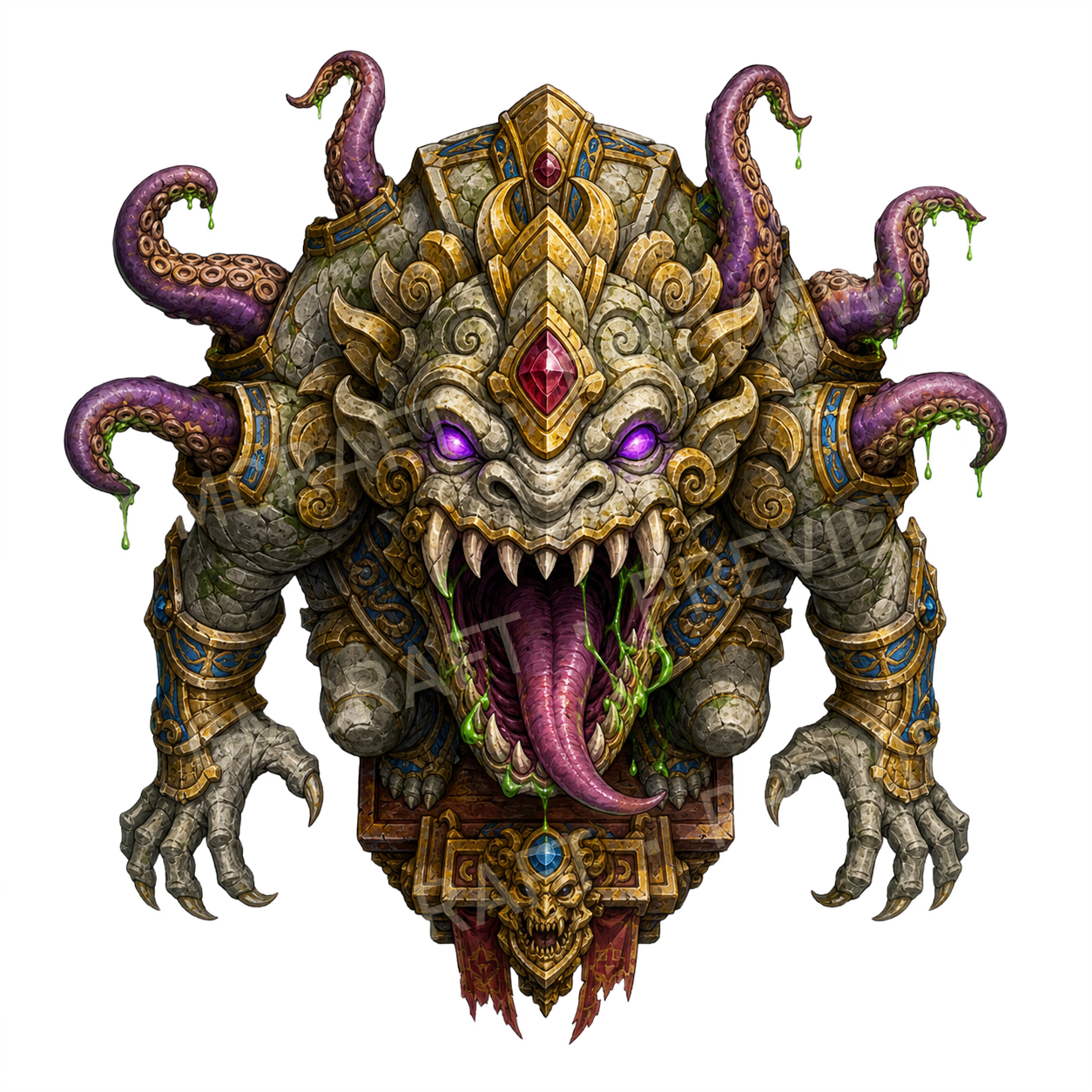 Statue Mimic top-down token preview
