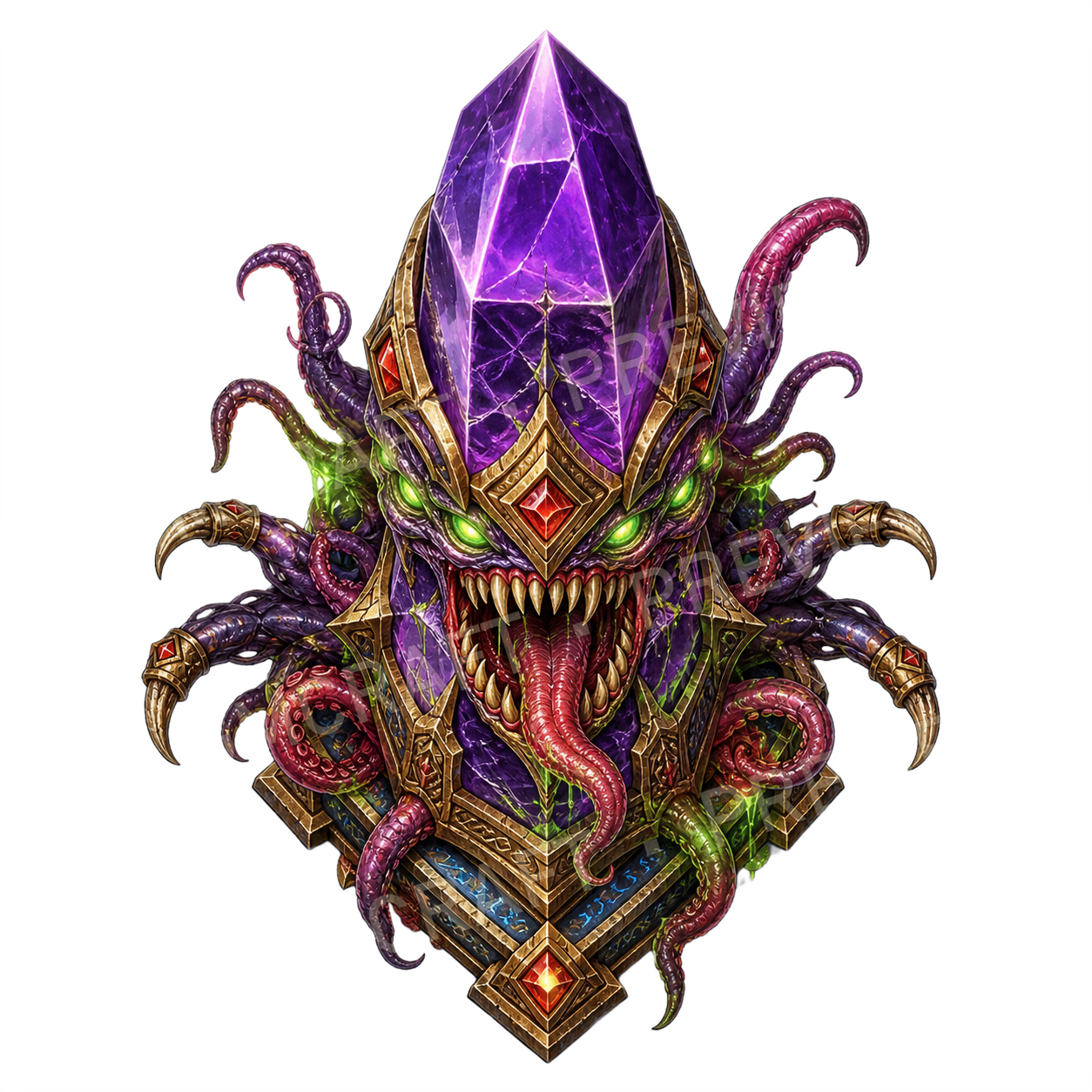Crystal Obelisk Mimic top-down token preview