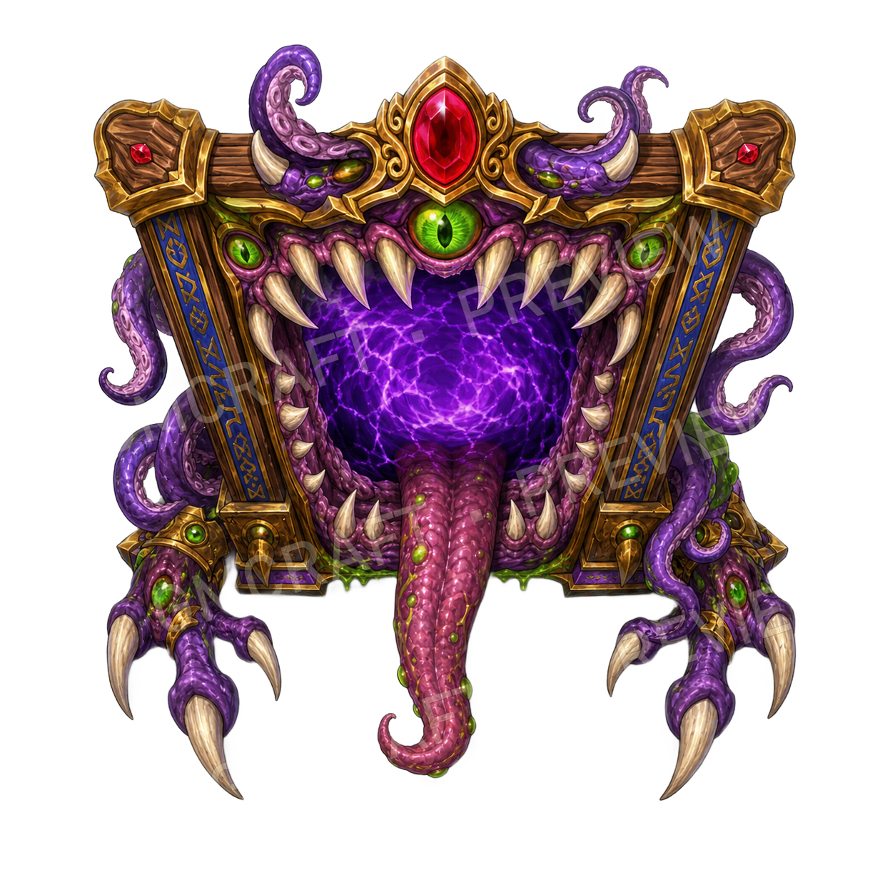 Portal Frame Mimic top-down token preview