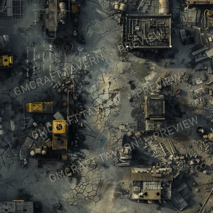 Abandonned Robots Factorry B battlemap preview