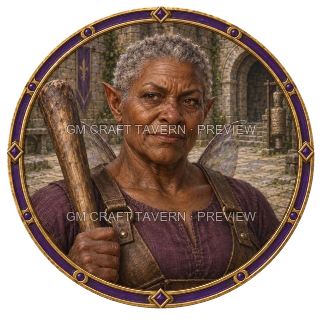 Aperçu du token vu du dessus de Urdan Stonebrook - Barbare