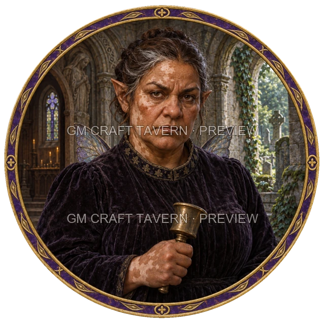 Aperçu du token vu du dessus de Durg Stonebrook - Barde