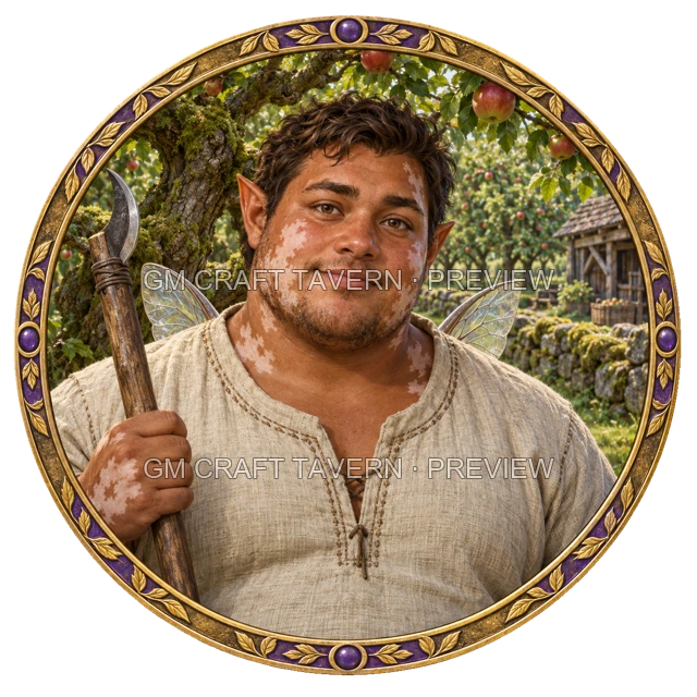 Aperçu du token vu du dessus de Besha Reedvale - Druide