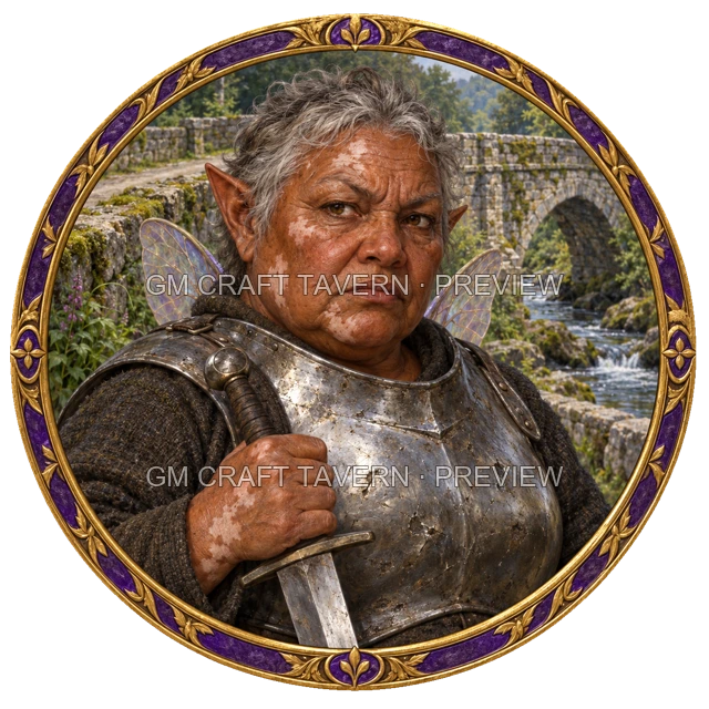 Aperçu du token vu du dessus de Urdan Ashfield - Guerrier