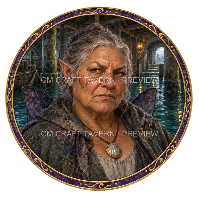 Aperçu du token vu du dessus de Urdan Ironwell - Occultiste