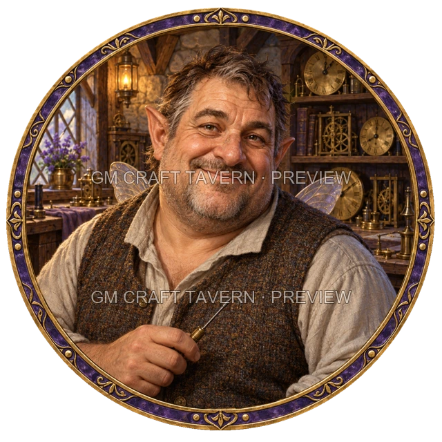 Aperçu du token vu du dessus de Varka Birchhaven - Artificier