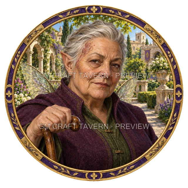 Urdan Oakbend - aperçu de token de noble vu du dessus