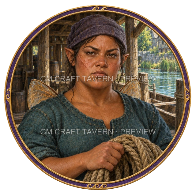 Grom Hillward - aperçu de token de marin vu du dessus