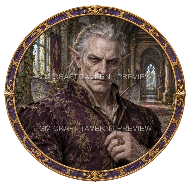 Aperçu du token vu du dessus Noble mort-vivant