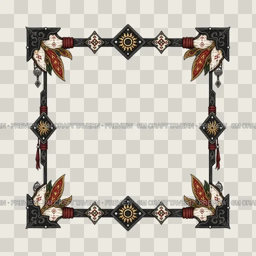 Border 54 top-down token preview