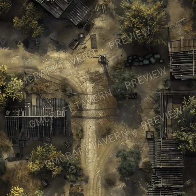 Abandonned Old Far battlemap preview