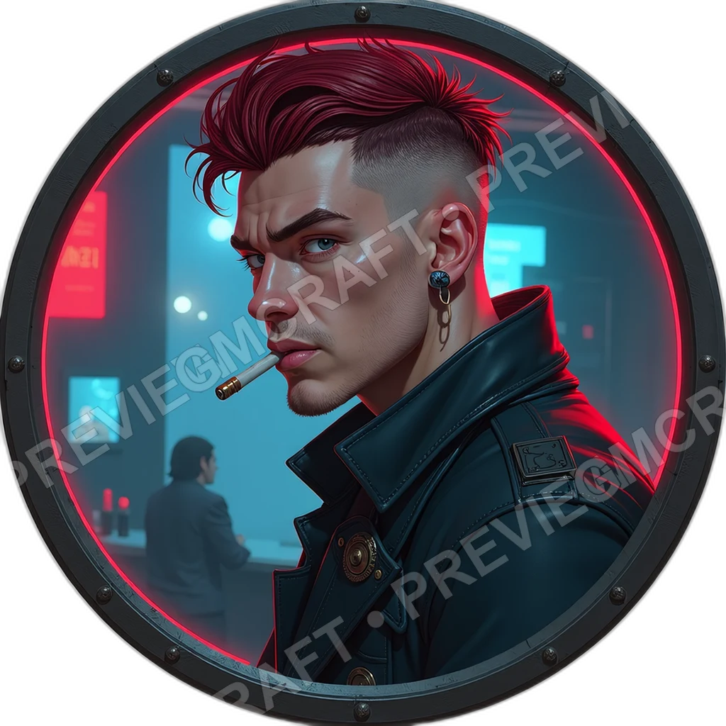Smooth Fixer, Clustered Comm Earpiece, Led Cigarette Holder, Hidden Usb Signet, Velvet Patched Coat, Fixers, ,,1.8,, ,Stocky Build,1.8,, ,Bur 0001 top-down token preview