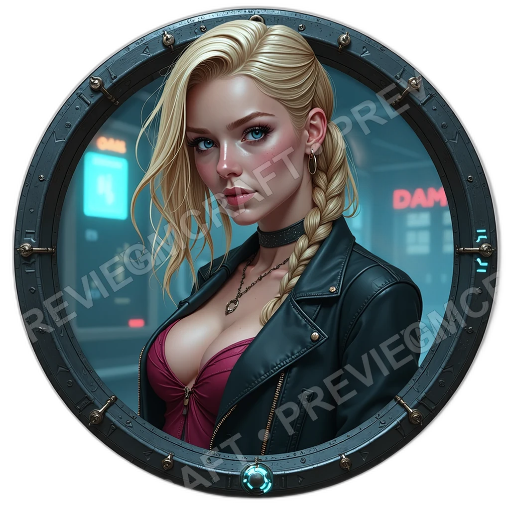 Velvet Brokeress, Female, Throat Comm Bead, Hidden Palm Vault, Microdrone Heel, Fixers, ,Adult,1.8,, ,Stocky Build,1.8,, ,Strawberry Blonde Hair,1.8,, 0001 top-down token preview