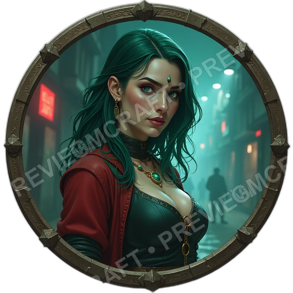 Velvet Middlewoman, Female, Palm Vault Sigil, Throat Whisper Bead, Heel Microdrone Launcher, Fixers, ,Senior Age Old Person,1.8,, ,Stocky Build,1.8,, 0001 top-down token preview