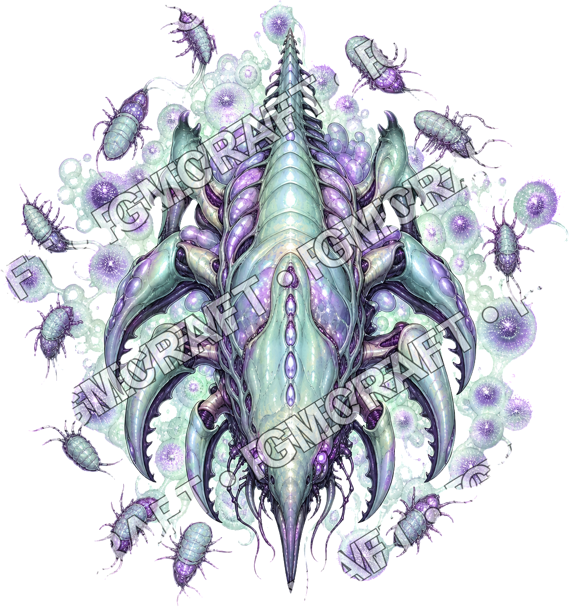 Aperçu du token vu du dessus de Halo Spore Bloom