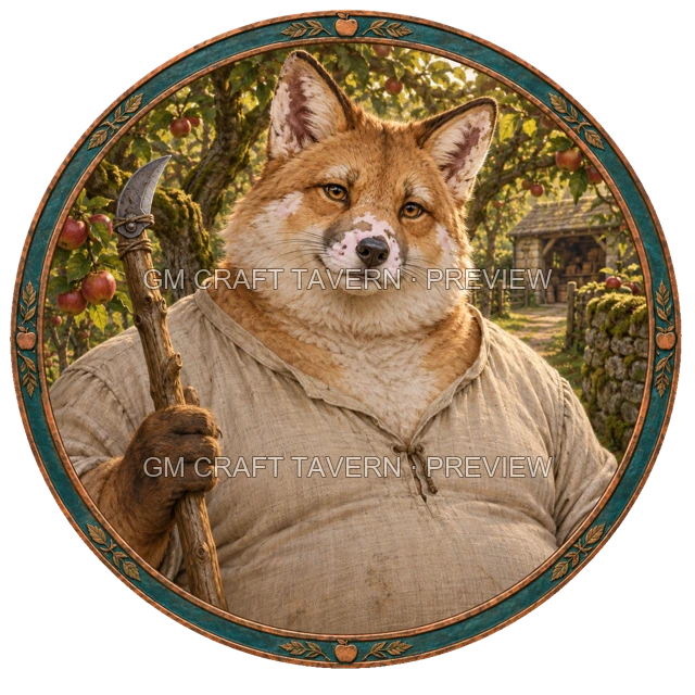 Aperçu du token vu du dessus de Besha Reedvale - Druide