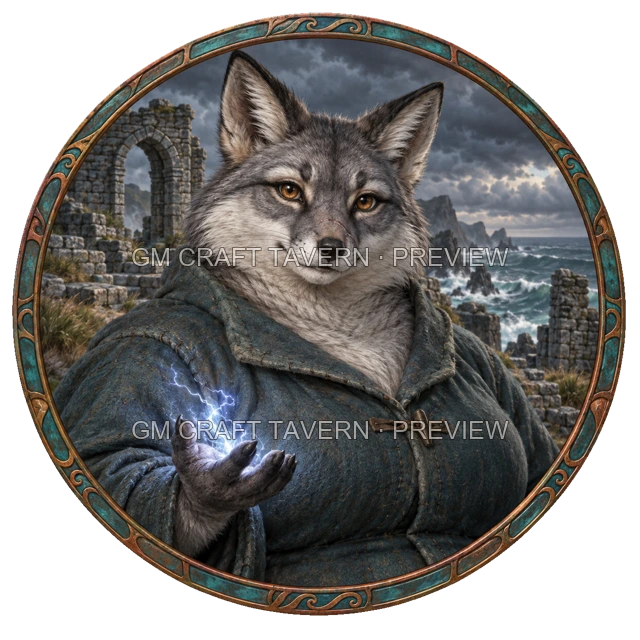 Aperçu du produit Tokens de personnages foxfolk 2