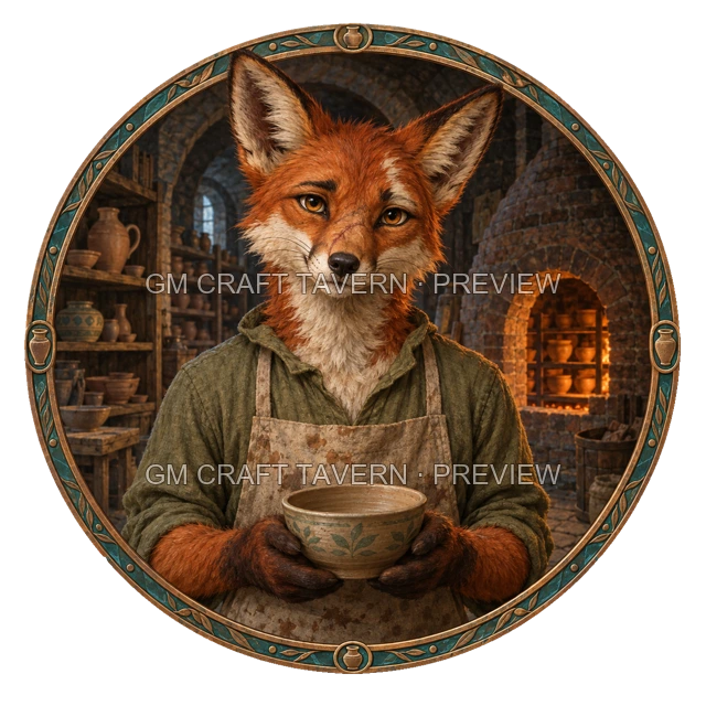 Besha Oakbend - aperçu de token d’artisan vu du dessus