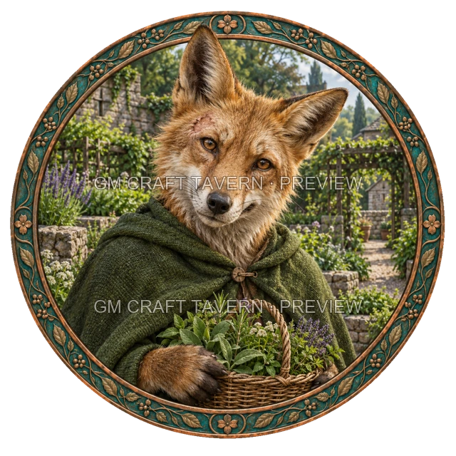 Morga Deepgrove - aperçu de token de guérisseur vu du dessus