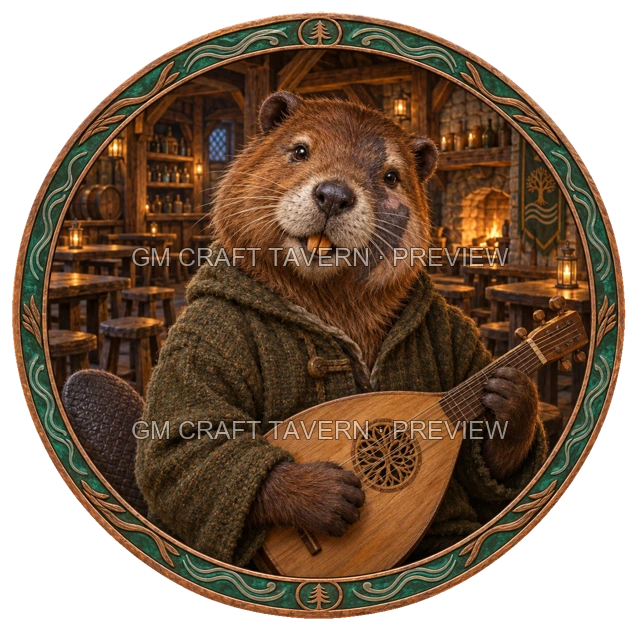 Free Beaverfolk Character Tokens product preview 4