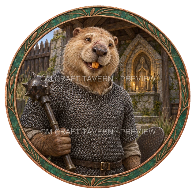 Varka Reedvale - Cleric top-down token preview