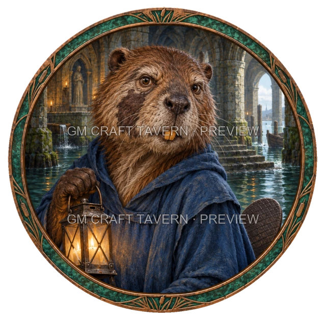 Free Beaverfolk Character Tokens product preview 5
