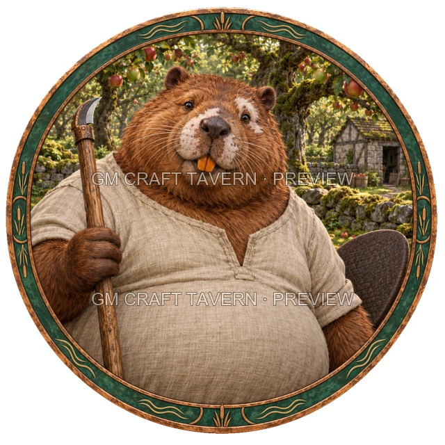 Besha Reedvale - Druid top-down token preview