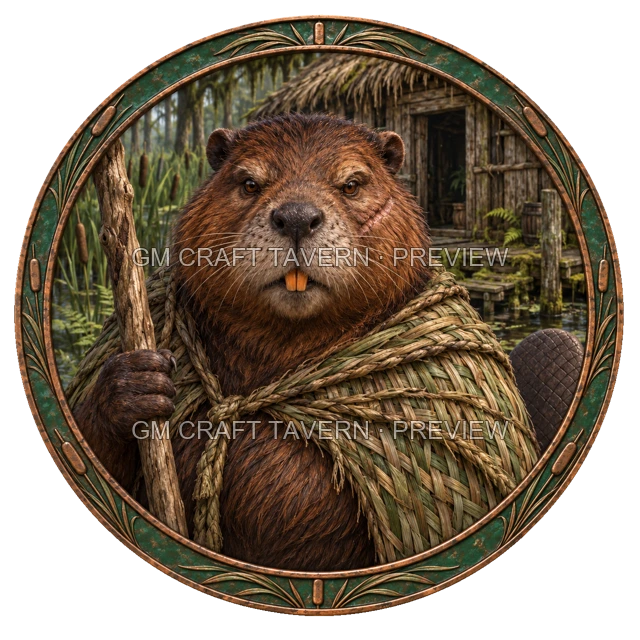 Durg Reedvale - Druid top-down token preview