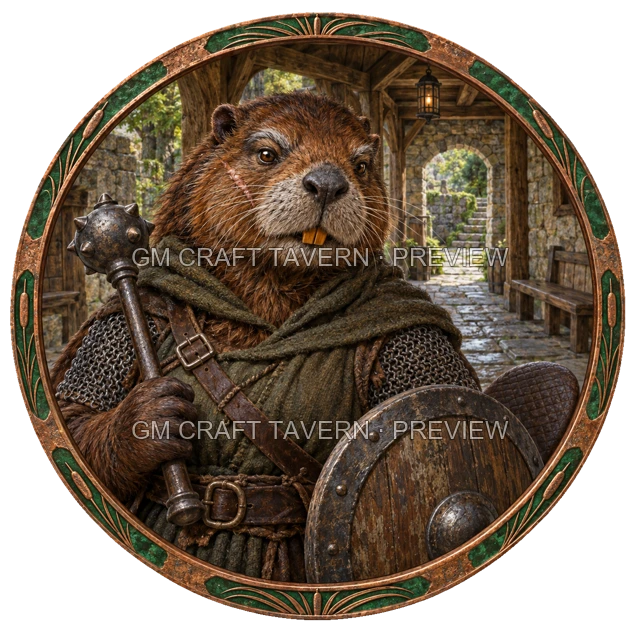 Urdan Mossridge - Paladin top-down token preview