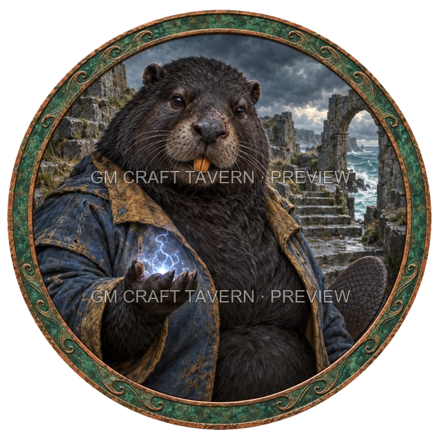 Besha Duskford - Sorcerer top-down token preview