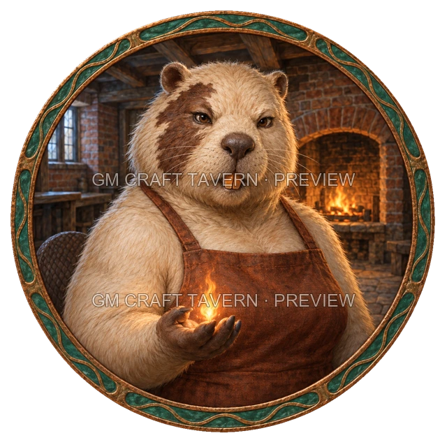 Free Beaverfolk Character Tokens product preview 3