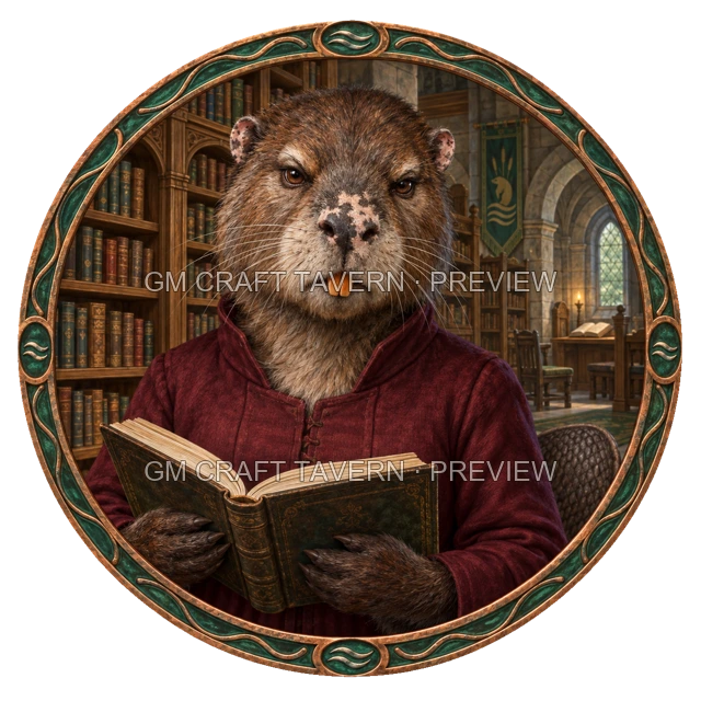 Durg Ironwell - Wizard top-down token preview