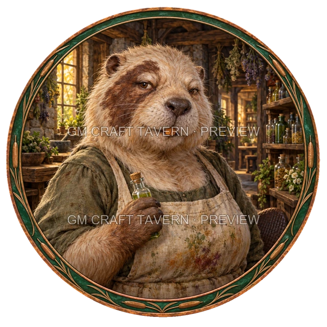Urdan Birchhaven - Artificer top-down token preview