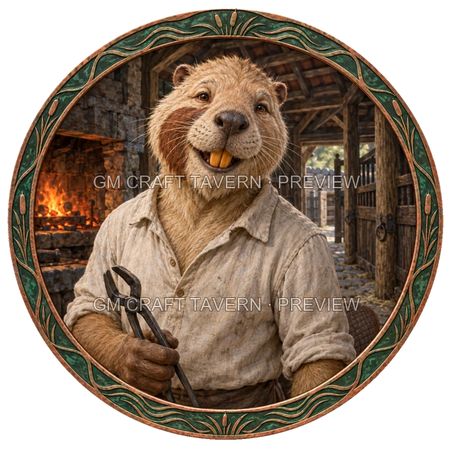 Varka Westmere - Blacksmith top-down token preview