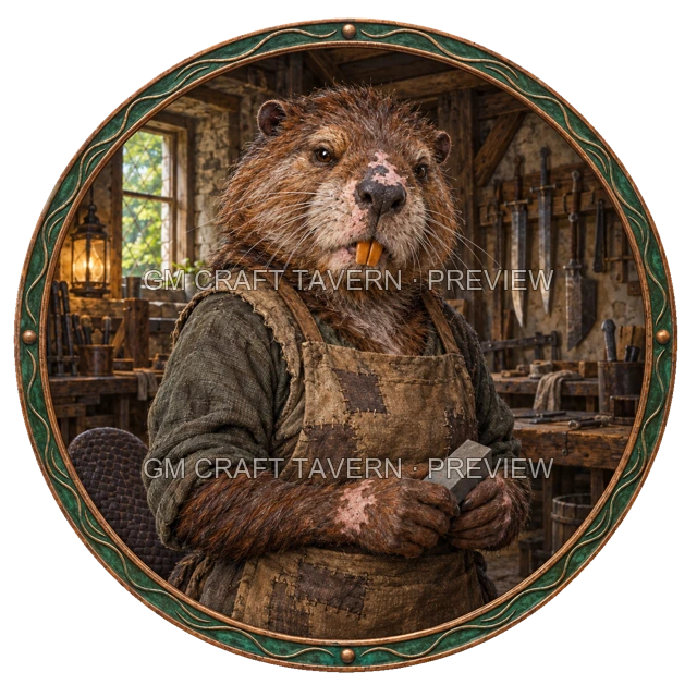 Urdan Westmere - Blacksmith top-down token preview