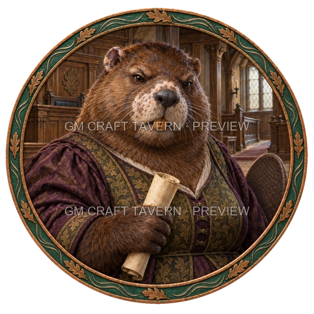 Grom Oakbend - Noble top-down token preview
