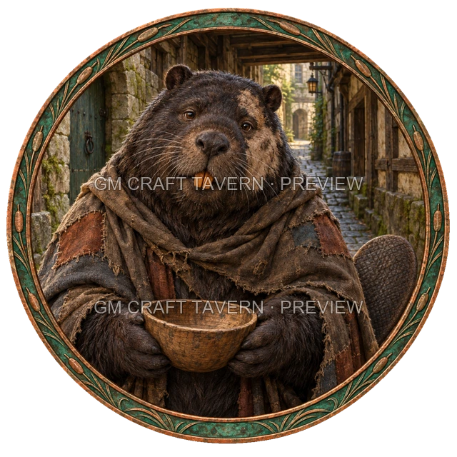 Besha Hillward - Outcast top-down token preview