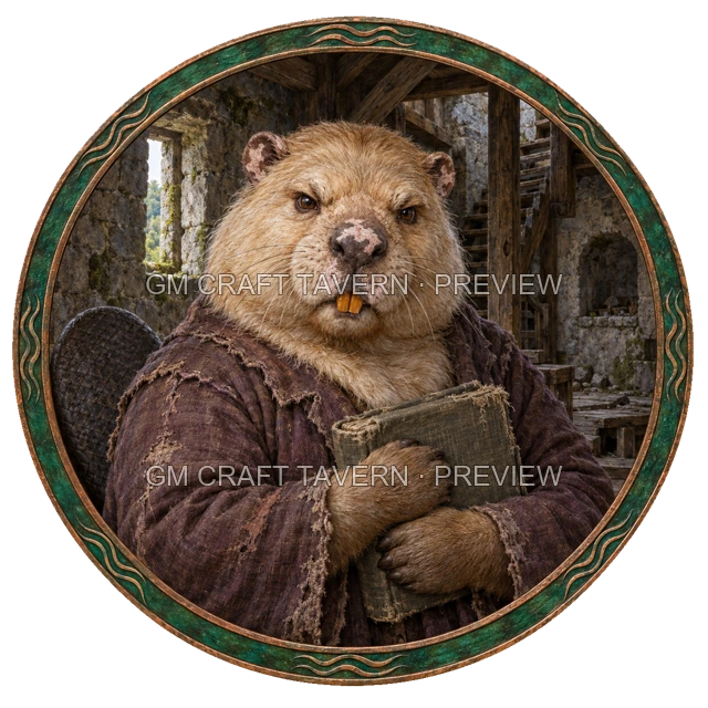 Durg Hillward - Outcast top-down token preview